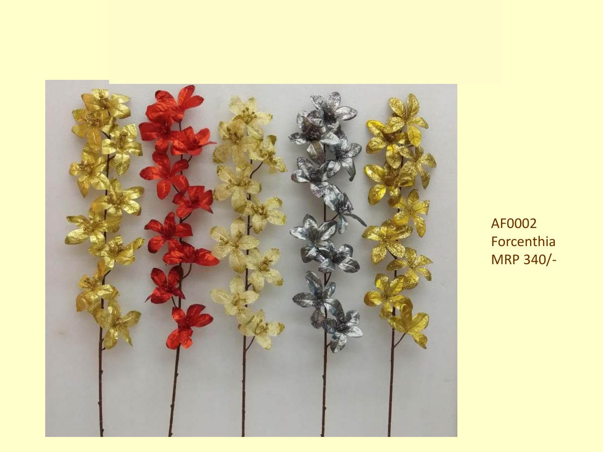Artificial flowers for event decoration