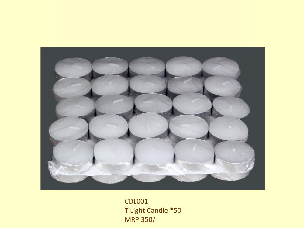 LED and candle event decor